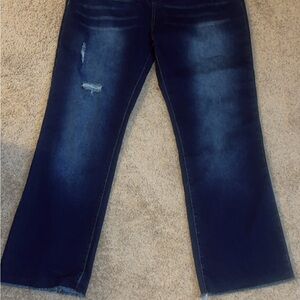 Umgee Dark Blue Flare Jeans
